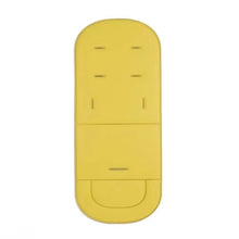 Soft Seat Cushion for Baby Stroller and High Chair in yellow for bright, comfortable padding during outdoor strolls.