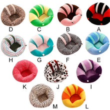 Assorted Baby Support Sofa Seat covers in colourful patterns for choosing a nursery-matching sitting chair.