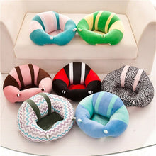 Colourful Baby Support Sofa Seat pattern options laid flat for comparing prints before gifting or buying.
