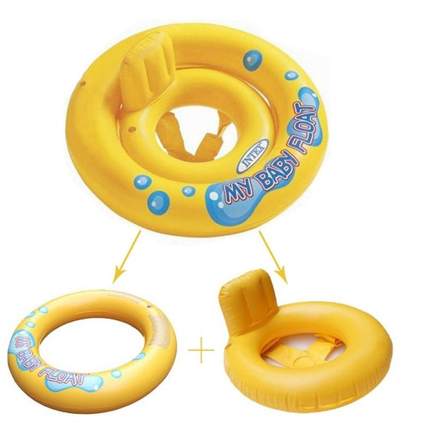 Baby Swimming Seat 2-in-1 inflatable float for pool safety and toddler swim time.