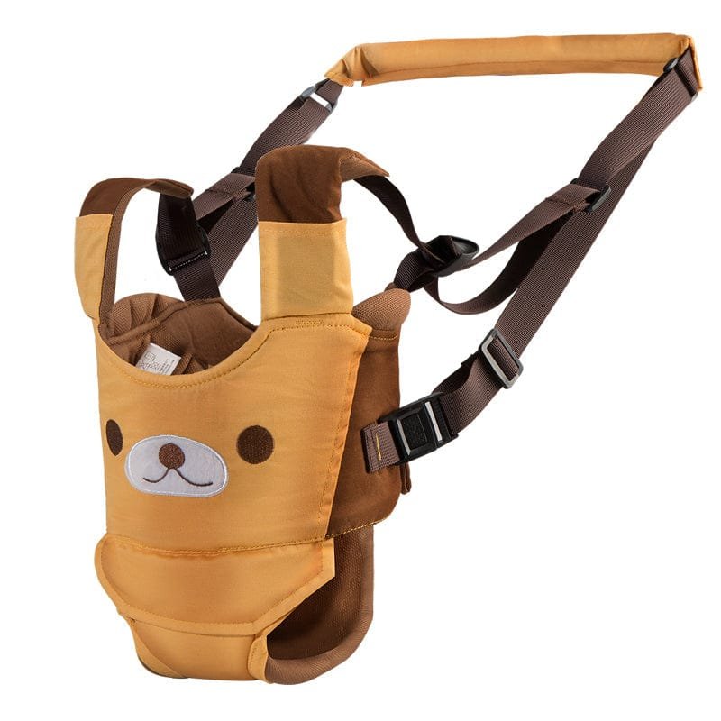 Walker Assistant Harness padded back support detail for comfortable toddler posture while learning to walk.
