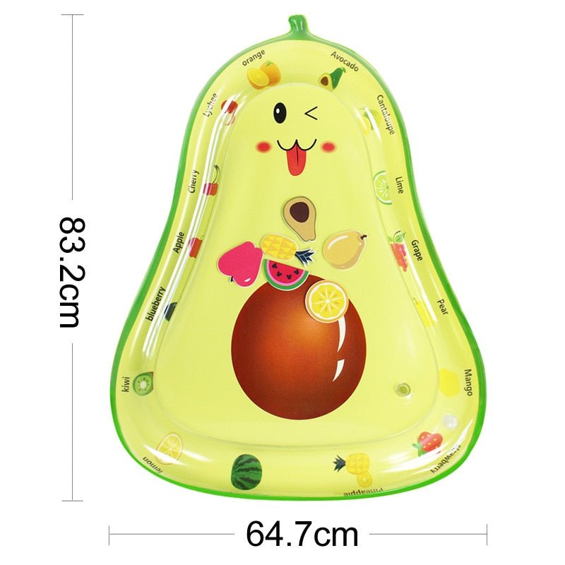 Avocado Shaped Baby Water Play Mat.
