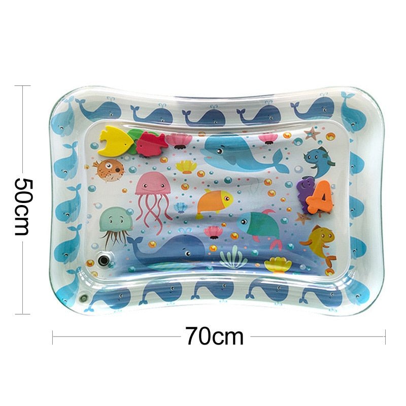 Baby Water Play Mat - watery colored.