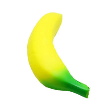 Banana Squishy Toy slow rising squeeze prop close-up for stress relief and sensory play.