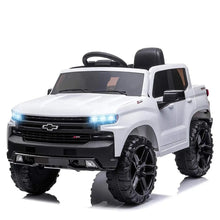 White toy truck with black wheels (option 2)