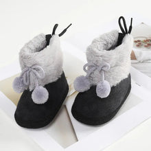 Baywell furry winter snow boots baby girl size chart for choosing the right fit.