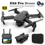 E88 Pro Drone - 4K HD Dual-Camera, Wide-Angle RC Quadcopter Airplane Toy image 0