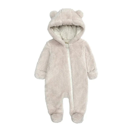 Cozy Bear-Themed Winter Jumpsuit for Newborns (0-12M) image 10