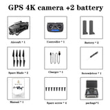 SG906 pro drone 4k HD mechanical gimbal camera 5G wifi gps system image 12