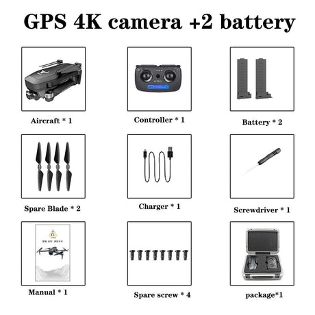 SG906 pro drone 4k HD mechanical gimbal camera 5G wifi gps system image 12