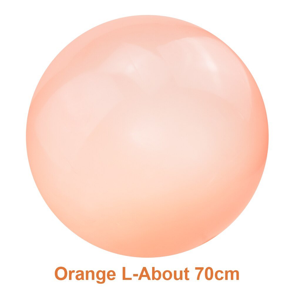 Children Outdoor Soft Air Water Filled Bubble Ball - L Orange image
