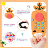 Remote Control Shape Teether: Baby Gum Relief Toy image 1