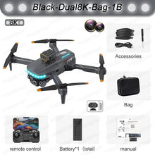 Black P15 dual 8K drone accessory set as an aerial camera kit for landscape and travel photography.