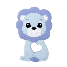 Blue Lion Silicone Teether for baby-safe teething relief and gentle gum soothing.