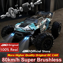 Parts breakdown of the brushless RC drift car reaching up to 80km per hour, built for hobby-grade racing and drift practice.