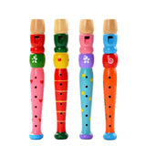 Colorful Wooden Flute & Trumpet Set - Kids' Educational Music Toy image 0