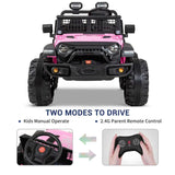 24V Double Seat Electric Vehicle for Kids - Four-Wheel Drive Car image 3