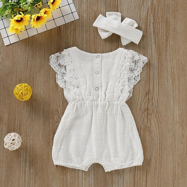 Summer Baby Girl Rompers Newborn Baby Clothes image 0