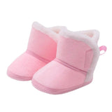 Baywell Autumn Winter Newborn Boots - Soft Sole Fur, 0-18M image 16