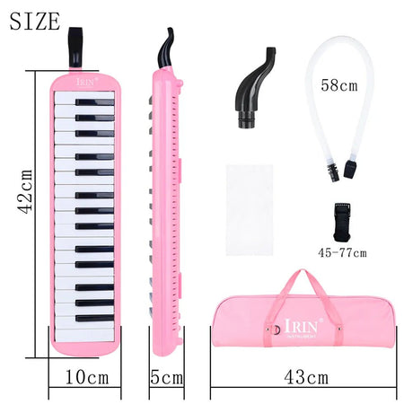 IRIN 32-Key Melodica Keyboard - Harmonica Style with Carrying Bag image 10
