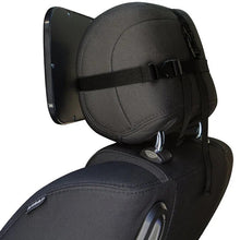 Adjustable Wide Car Seat Mirror with adjustable strap for secure headrest mounting during road trips.