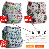 Baby Washable Reusable Cloth Pocket Nappy Diaper - 08, C image