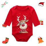 My First Christmas Newborn Rompers - Long Sleeve Jumpsuits image 1