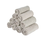 Elinfant 3-Layer Gray Microfiber Diaper Inserts (4/8/10pcs) image 0