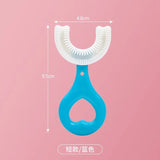 360-Degree U-Shaped Children's Toothbrush - Silicone Teeth Cleaner image 2