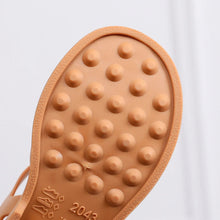 Close-up of a brown textured shoe