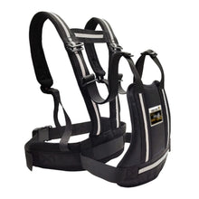 Children Motorcycle Safety Belt with reflective strips for added visibility on outdoor motorbike trips.