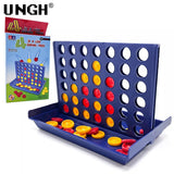 Connect 4 game set with colorful discs and packaging.