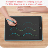 Person drawing on a digital drawing pad