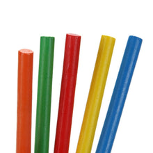 Colourful bamboo counting sticks in red, green, yellow and blue for sorting, grouping and counting games.