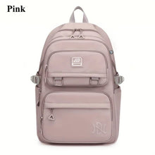 Pink backpack with visible branding (option 2)