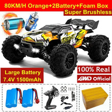 Compact 4WD RC drift racing car with accessory set, an easy-to-carry remote control toy for trips and holidays.