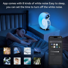 Conch Music Light Bluetooth speaker on a nightstand supporting bedtime relaxation and better sleep.