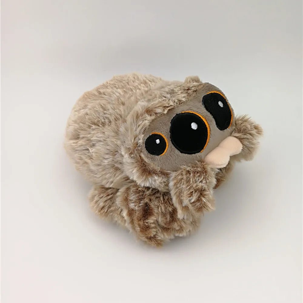 Cute Spider Plush Toy cartoon animal doll shown from the front for kids gift sets and play.