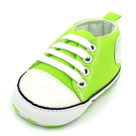 Classic Canvas Newborn Baby Boys Girls First Walkers Toddler Soft Sole Anti-slip Shoes image 20