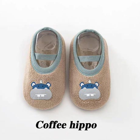 Anti-Slip Baby Socks with Rubber Sole - Warm Crib Floor Shoes image 6