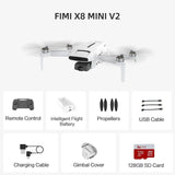 FIMI X8 MINI V2 4K Camera Drone - Lightweight, 250g, 2023 Model - X8M V2 Pro 128gb image