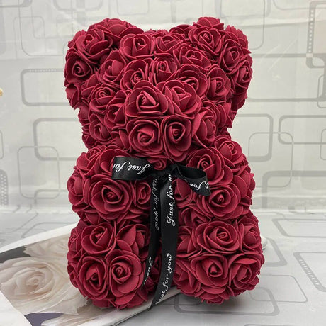 25cm Red Rose Teddy Bear - Ideal Valentine's Day & Christmas Gift image 15