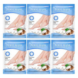 Multiple packages of Efero Coconut Milk Foot Mask on a white background
