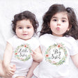 Little & Big Sister Match Jumpsuit Romper and T Shirt Family Outfits image 0