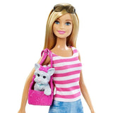 Original Barbie Doll Short Shirt Pet Dolls Set Clothes Handbag Accessories image 2