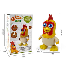 Dancing Chicken Bartolito musical toy shown with packaging for gift-ready toddler learning play.
