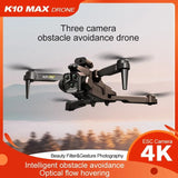 KBDFA K10 Max Drone - 4K Aerial Photography, 8K Cam, Obstacle Avoidance - Quadcopter Gifts image 1