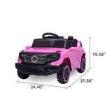 Car Toy Electric Vehicle with Remote Control, Horn, Radio, USB Port, AUX, Spring Suspension, Opening Door, LED Light image 23