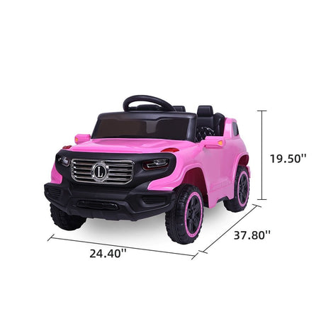 Car Toy Electric Vehicle with Remote Control, Horn, Radio, USB Port, AUX, Spring Suspension, Opening Door, LED Light image 23