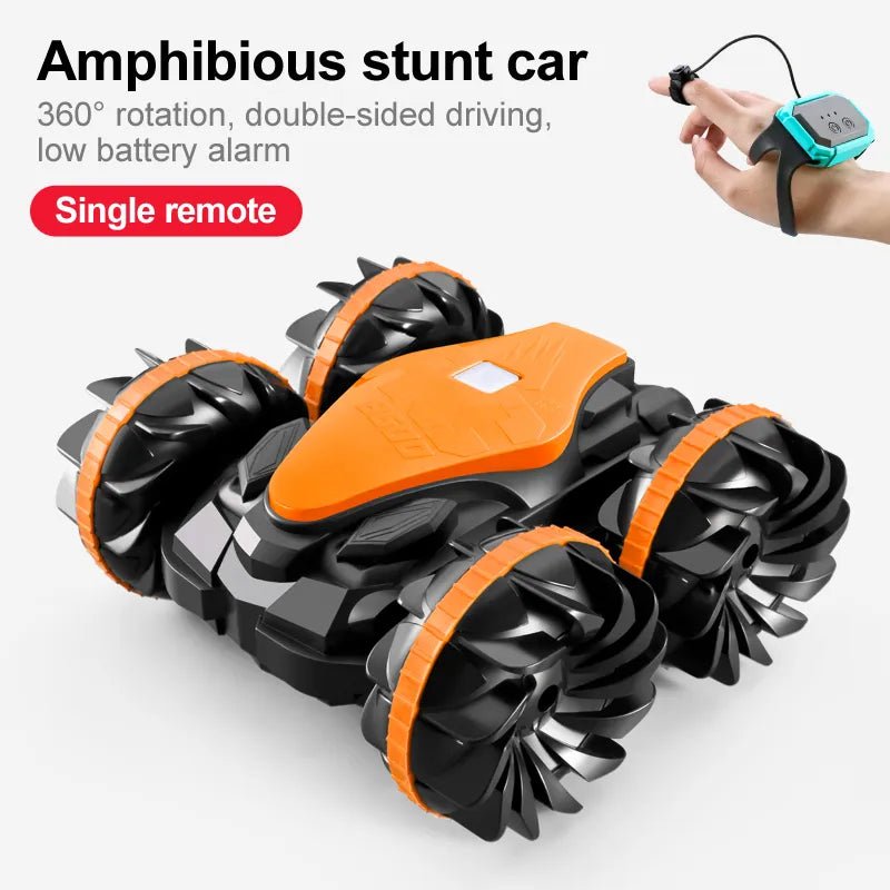 2.4G Amphibious Stunt RC Vehicle, Double-Sided, Kids' Electric Toy image 18